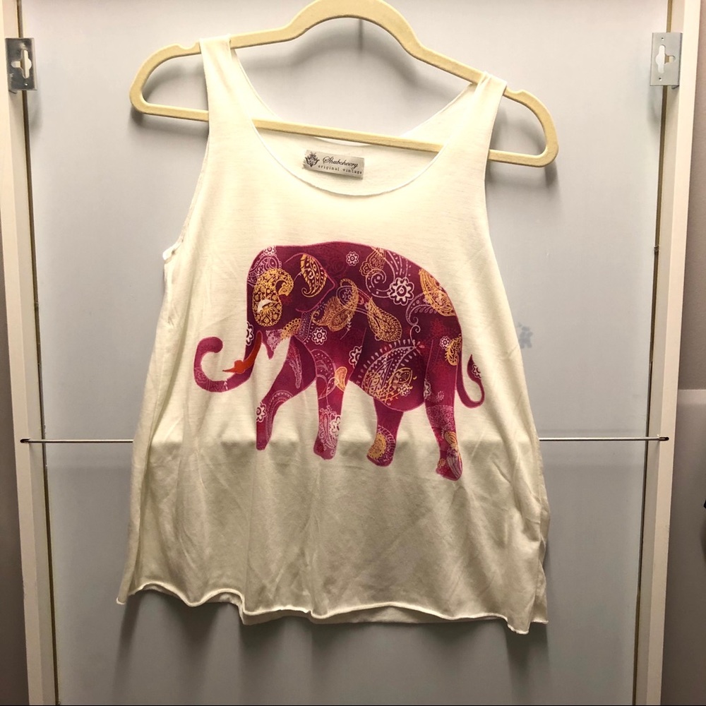 Thailand elephant tank. One size.